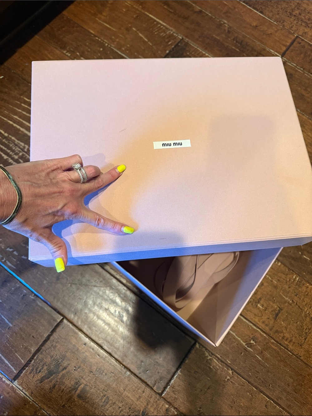 Miu Miu Blush Pink Gift Box with Ribbon - Picture 2 of 9